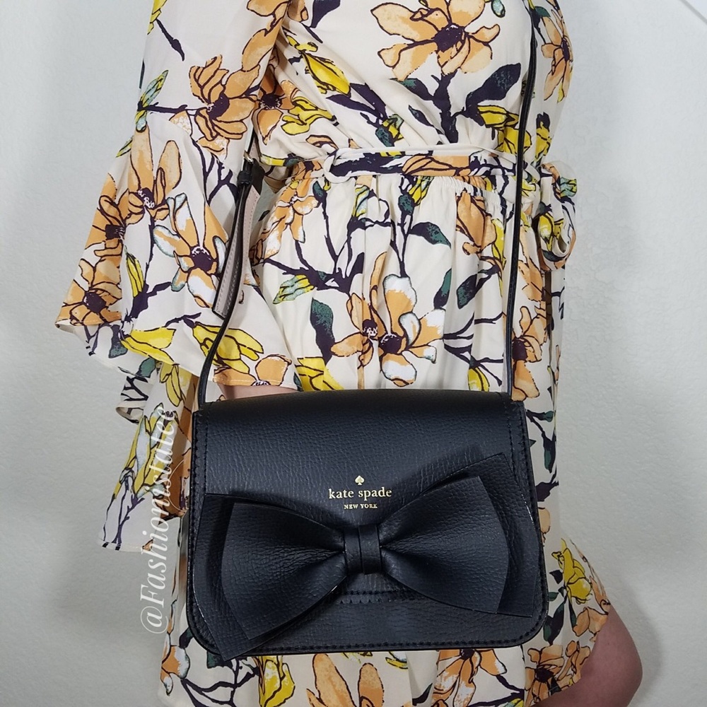 NWT KATE SPADE HANNI VANDERBILT CROSSBODY BLACK - Picture 2 of 8